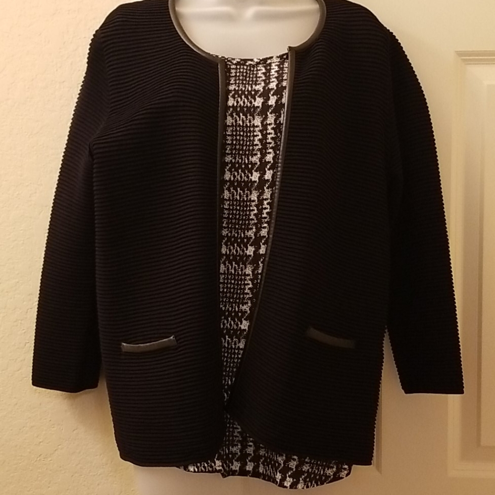 Nordstrom Lady Jacket with leather trim